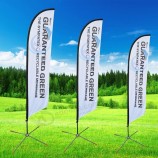 Digital Printed Outdoor Advertising Usage Wind Blade Flags