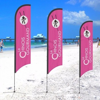 Outdoor Teardrop beach flag,flying banners manufacturer