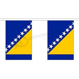 Wholesale Bosnia and Herzegovina Flag 9m Bunting 22cm x 15cm (9