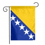 波斯尼亚和黑塞哥维那国旗花园标志房子室内和室外节日装饰