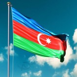 bandeira nacional do azerbaijão durável 3 * 5 pés bandeira do país do azerbaijão