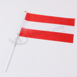 standaard formaat Oostenrijks nationale hand zwaaien vlag