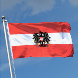 오스트리아 독수리 국기 폴리 에스터 오스트리아 국기