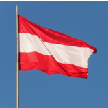 tessuto in poliestere bandiera austria bandiera nazionale mondiale all'ingrosso