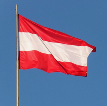 tessuto in poliestere bandiera austria bandiera nazionale mondiale all'ingrosso