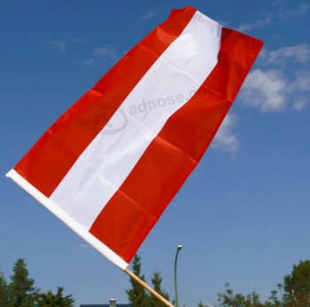 卸売カスタマイズサイズポリエステル国オーストリア国旗