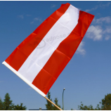 도매 주문을 받아서 만들어진 크기 폴리 에스테 국가 오스트리아 깃발