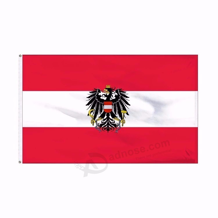 Custom austria eagle flag banner, 3x5 austria eagle flag