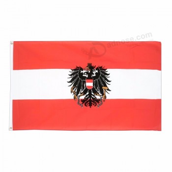 digital printing country flags polyester national austria eagle flag