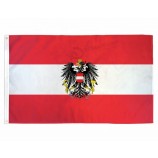 Großhandel Österreich Flagge Banner benutzerdefinierte Österreich Adler Flagge