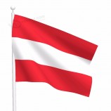 fabricante de la bandera nacional de austria de la copa mundial de impresión personalizada