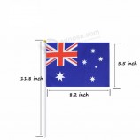 copa do mundo por atacado 14 * 21 cm austrália mão bandeira do país