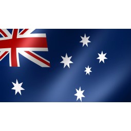 entrega rápida baixo MOQ cor azul royal bandeira nacional australiana