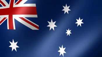 entrega rápida bajo MOQ color azul real bandera nacional australiana