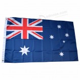 Commercio all'ingrosso preferenziale di personalizzazione della bandiera nazionale della bandiera australiana stampata 5 x 3 piedi