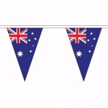 austrália bunting corda bandeira forma personalizada galhardete decorativo bandeiras nacionais