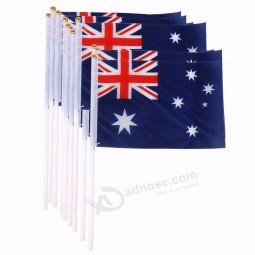 High quality hot selling customized printed Australia hand flags