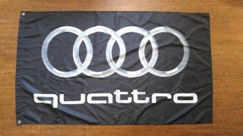 Audi Quattro Flagge Banner 3x5ft S4 S6 S8 A4 TT R8 Q7 Sport Urs4 Urs6 Avant