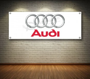 Das Auto-Banner-Depot funktioniert mit gesäumten Vinyl-Banner-Schildern mit Ösen von Audi Cars (14 Unzen)