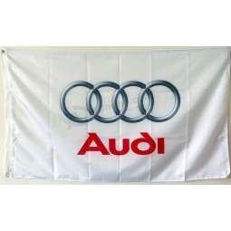 AUDI FLAG BANNER logo 3X5FT A4 S4 S6 A8 A3 TT QUATTRO URS4 URS6