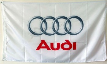 Audi Flagge Banner Logo 3 x 5 Fuß A4 S4 S6 A8 A3 TT quattro urs4 urs6