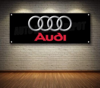 Großhandel benutzerdefinierte Auto Banner Depot funktioniert mit Audi Autos Banner Zeichen Autohaus 14oz Vinyl - mehrere Größen
