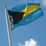 material de poliéster nacional bahamenses país bahamas bandeira