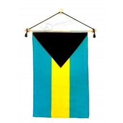 bahamas banderas de banner de pared de poliéster de 12 