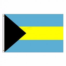 2019 Bahamas National Flag 3x5 FT 90X150CM Banner 100D Polyester Custom flag metal Grommet