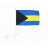Polyester Material Promotion Gifts Advertising Bahamas Hand Held Flags