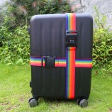 Reiseschnallensperre Koffergurte für Reisegepäck befestigen Nylon verstellbare Gepäckgurte Reisetasche Zubehör Outdoor Camping