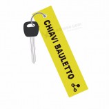 Keychain custom embroidered key tag,Decorative Christmas Keychain