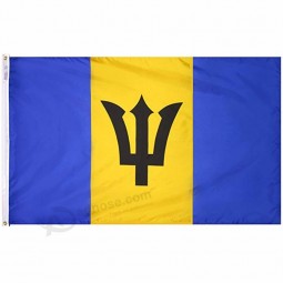 3x5 Feet Barbados Flag Printed Polyester With grammets