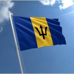 High quality polyester national flags of Barbados
