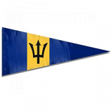 Custom size Polyester Barbados Triangle Flag Bunting