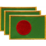 pack of 3 country flag patches 3.50