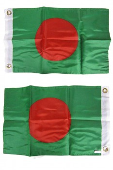novidades 12x18 país de bangladesh 2ply dupla face bandeira de 12 