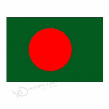 bandera de bangladesh personalizada al por mayor con precio barato
