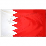 material de tela 3x5 país nacional impresión de la bandera de bahrein