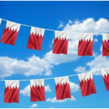 Decorative polyester Bahrain country bunting flag