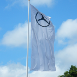 benz exposição bandeira outdoor benz pole banner