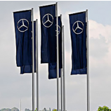 Custom Design Benz Rechteck Zeichen Benz Pole Banner