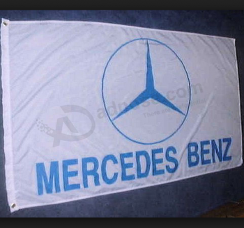 black benz flag benz racing Bandeira do carro 3x5ft polyester flag