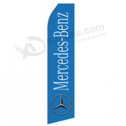 printed business advertising benz swooper flag