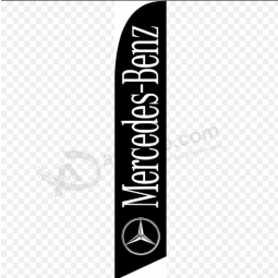 promotional benz advertising flag printed benz feather banner