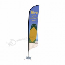 Top advertising banner feather swooper flag