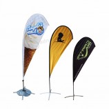 custom made beach flying banner ad flag ,teardrop flags uk