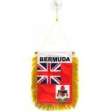 мини-баннер на бермудских островах 6 '' x 4 '' - бермудский вымпел 15 x 10 см - мини-баннеры 4x6 дюймов вешалка на присо
