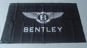 Neue schwarze Bentley Flagge 3X5 für Bentley Car Racing Banner Flaggen