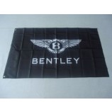 Autorace banner voor zwarte vlaggen van bentley 3ft x 5ft 90x150cm